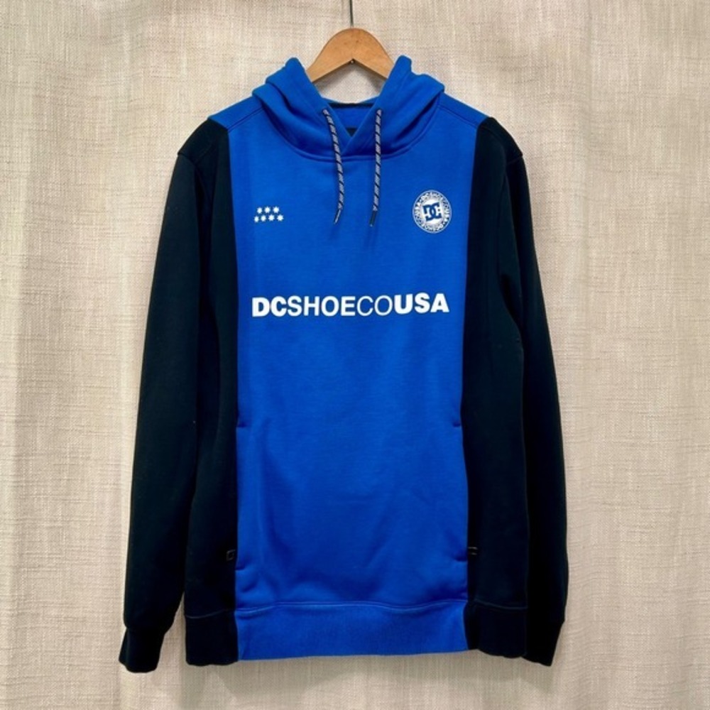 DC DCFC PO DWR Mens Small Hoodie Blue Snowbord Ski Outdoor